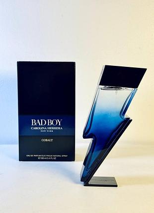 Парфумована вода carolina herrera bad boy cobalt, 100 мл