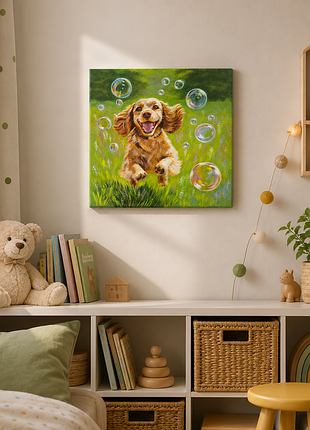 Картина акрилом 20×20