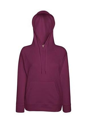 Жіноче худі з капюшоном і кишенями, бордова, xs-2xl xl
