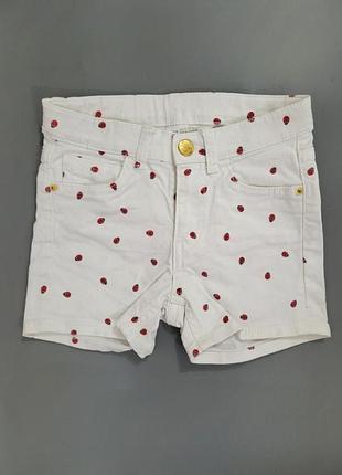 Шорты джинсовые с рисунком "божа коровка" h&amp;m