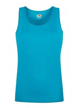 Майка спортивная женская цвета ультрамарин m