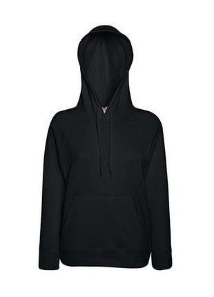 Женская худи с капюшоном и карманами, черная, xs-2xl 2xl