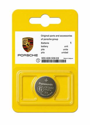 Оригинальная батарейка porsche cr2032 3v panasonic для смарт ключа 95562893903