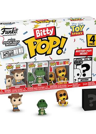 Набор игровых фигурок bitty pop! серии история игрушек - вуди (4 фигурки в ас.)