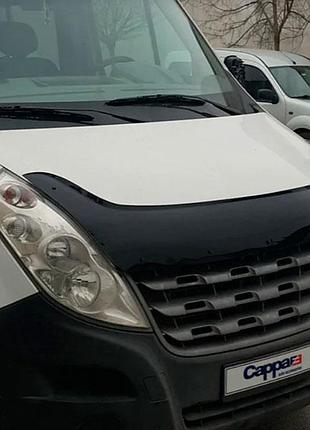 Дефлектор капоту renault master 2010-2014 (мухобійка)