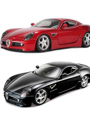 Автомодель - alfa 8c competizione (2007) (асорті червоний металік, 1:32)