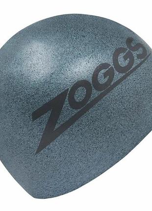 Шапочка для плавання zoggs easy fit eco cap силіконова для басейну сірий (465049.si)