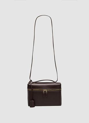 💎 loro piana extra bag l23 chocolate leather