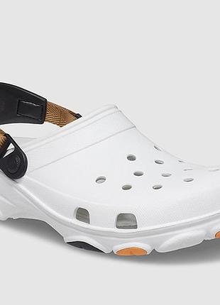 Сабо crocs classic all terrain clog polar cao білі крокси у подарунок 7 джибітсів