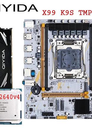 Материнская плата qiyida x99 k9s tmp2.0 + проц. 2640v4 (10 ядер / 20 потоков), частота до 3.4 ghz + озу ddr4 16 гб