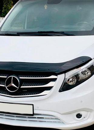 Дефлектор капота mercedes vito w447 2014+ – мухобойка