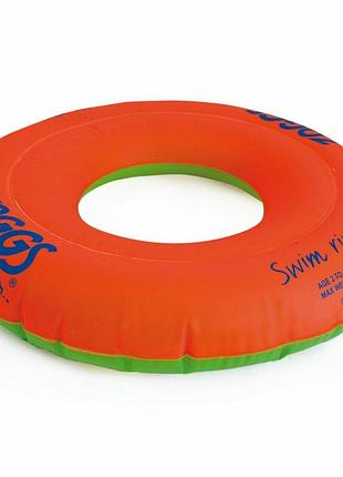 Круг для плавання дитячий zoggs swim ring 3-6 років надувний круг для навчання плаванню до 25 кг (301211)