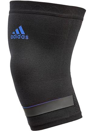 Наколенник компрессионный adidas performance, s обхват бедра 28-35 см. черный, 1шт. для спорта и реабилитации (adsu-13321bl-s)