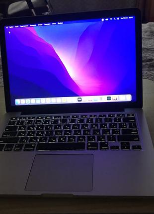 Ноутбук macbook pro retina a1502 2015 i5/ 8gb/ssd 256/ intel hd /6,5 годин