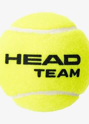 Мячи для тенниса head team 3b (575703) 3 шт желтый
