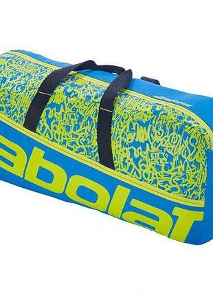 Спортивная сумка babolat duffle m classic 48 л-для тренировок и путешествий 72х33х17 см сине-желтый