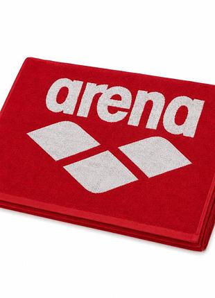 Полотенце arena pool soft хлопок, размер 150х90см., красный (001993-410)