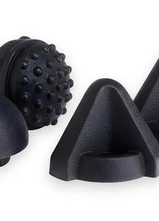 Набор массажеров для мфр (4 шт) easyfit triggerset ef-2069s-bk – для точечного и миофасциального массажа