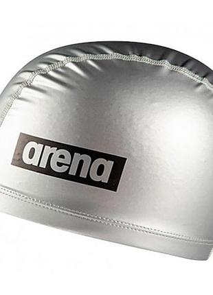 Шапочка для плавання arena light sensation ii (002382-100) поліестер, для тренувань, сірий