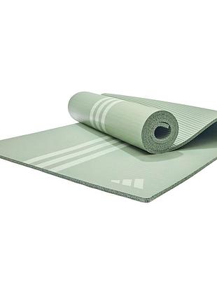 Коврик для фитнеса и йоги adidas, противоскользящий, nbr, 183×61×1 см, зеленый (adyg-10210gn)