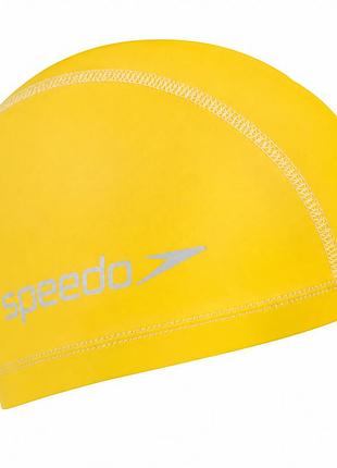 Шапочка для плавання speedo pace cap, дитяча, з поліестеру, жовта, універсальний розмір osfm (8-720732177)