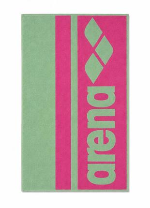 Рушник arena logotype jacquard хлопок, размер 140х50см., розовый (009181-690)