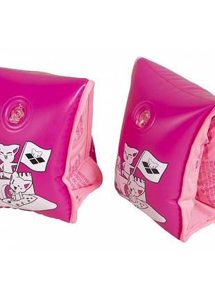 Детские нарукавники для плавания arena friends soft armband ( 95244-910-1-3y) возраст 1-3 года,фиолетово-розовый