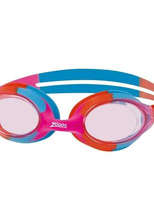 Очки для плавания детские zoggs bondi junior 6-14 лет,антифог, uv-защита, для бассейна оранжевый,голубой (461301.pkortpk)
