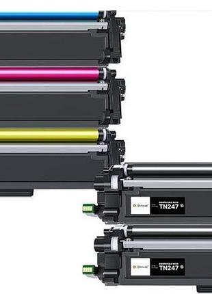 Упаковка из 5 шт. colorking tn-243cmyk tn-247 тонер совместимый brother tn-247 mfc-l3750 dcp-l3510 hl-l3210cdw