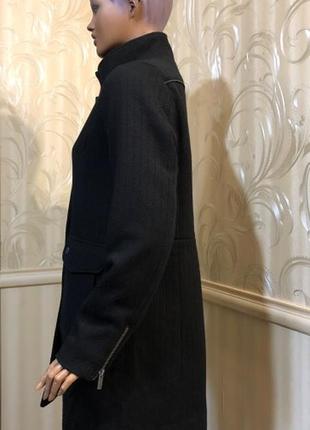 Демисезонное утепленное пальто - смесовая шерсть, garcia jeans (италия), размер l4 фото