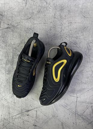 Кросівки nike air max 720 black gold оригінал 38