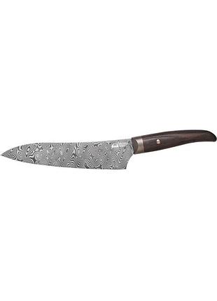 Ніж кухонний due cigni "coquus" chef’s knife damask 200 мм