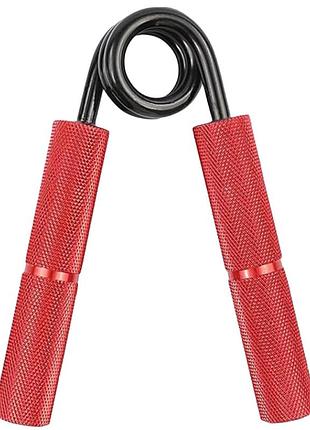 Еспандер кистьовий easyfit hand grip pro металевий ,опір 136 кг,червоний ef-1902-300