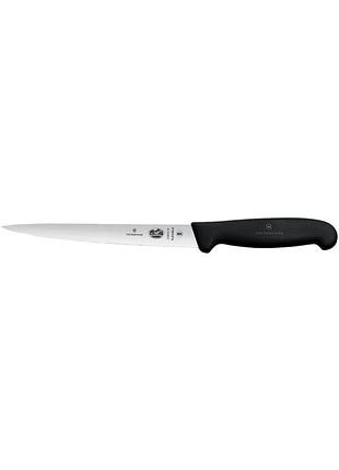 Ніж кухонний victorinox fibrox filleting superflex 5.3813.18 black