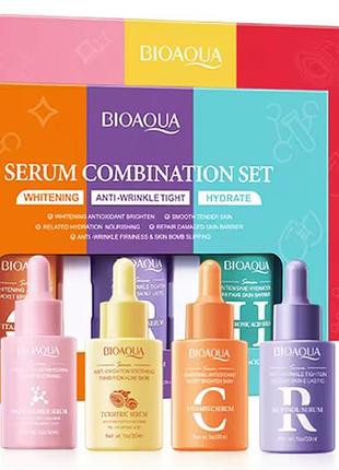 Bioaqua serum combination set 6 штук по 30мл