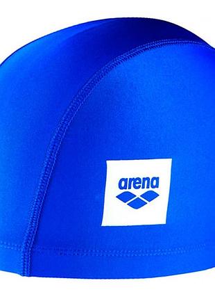 Шапочка для плавання arena unix ii (002383-102) поліестер, для тренувань,синій