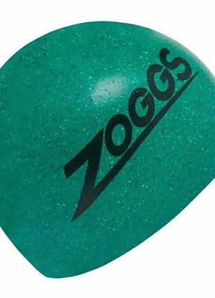 Шапочка для плавання zoggs easy fit eco cap силіконова для басейну зелений (465049.gn)