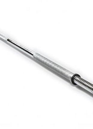 Гантельный гриф прямой easyfit ef-8065 с винтовыми замками 1.2 м, ø 25 мм, хромированный