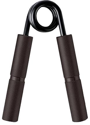 Еспандер кистьовий easyfit hand grip pro металевий ,опір 159 кг,чорний ef-1902-350