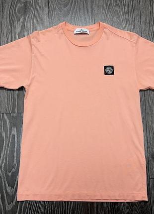 Stone island мужская футболка с логотипом оригинал коттон стон сипи s