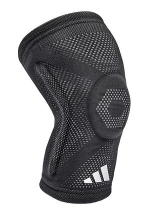 Наколінник компресійний adidas aeroready, xl обхват стегна 52-62 см. чорний, 1шт. для спорту та реабілітації (adsu-14113)