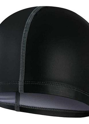 Шапочка для плавання speedo long hair, доросла, для довгого волосся, з поліестеру, чорна, універсальний розмір osfm (8-128060001)
