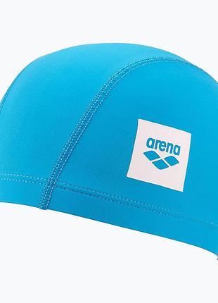 Шапочка для плавания детская arena uniona ii jr (002384-110) полиэстер, 5-10 лет голубой