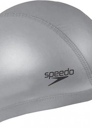 Шапочка для плавання speedo ultra pace cap, лайкра, срібляста, універсальний розмір osfm (8-017311731)