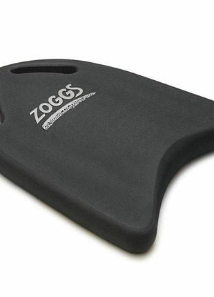 Дошка для плавання zoggs eva kickboard тренувальна для басейну чорний (311646)