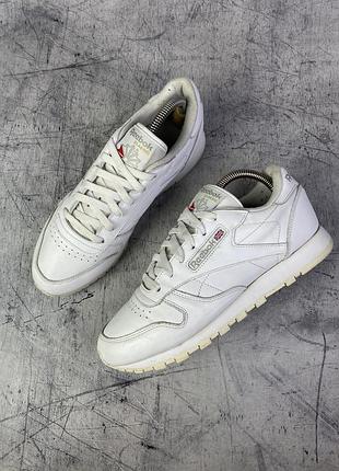 Жіночі кросівки reebok classic leather білі оригінал 39