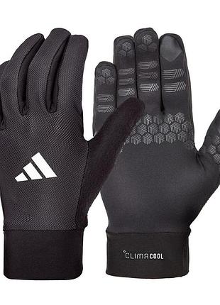 Перчатки для тренировок adidas full finger, xl (обхват 23-24.5 см), дышащие, черные, экокожа, для фитнеса и спорта (adgb-12826-nl)