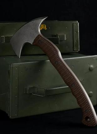 Топор ancientsmithy tactical tomahawk "wendigo" polymer composite handle 5