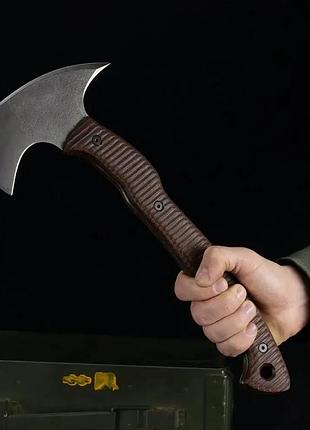 Топор ancientsmithy tactical tomahawk "wendigo" polymer composite handle 6