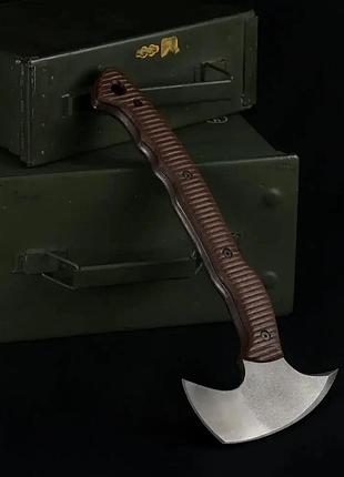 Топор ancientsmithy tactical tomahawk "wendigo" polymer composite handle 7